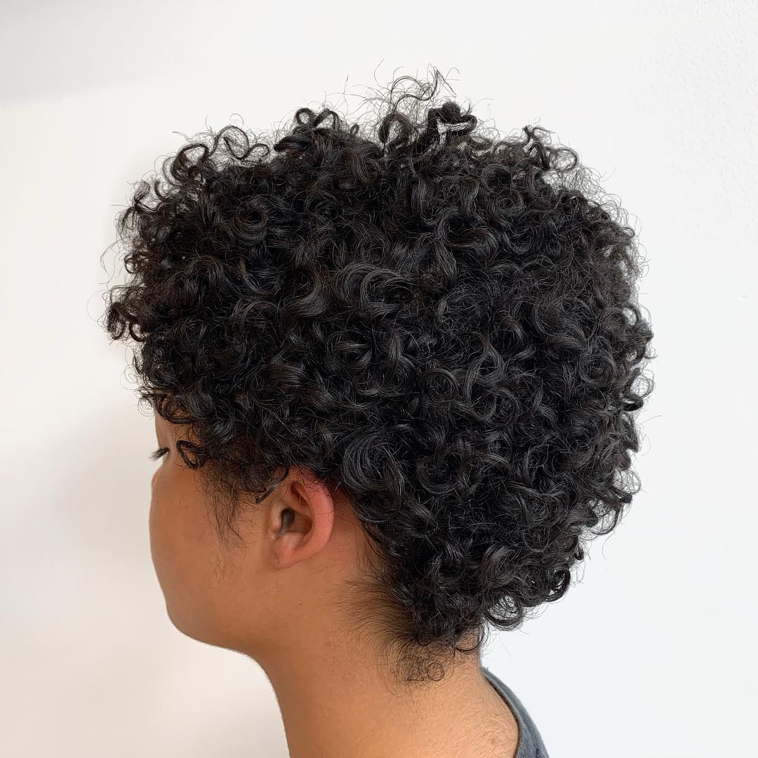 Cropped Curly Pixie