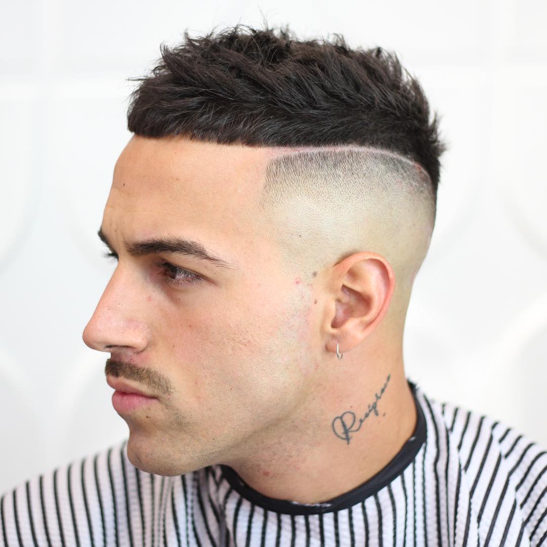 Skin Fade With Part