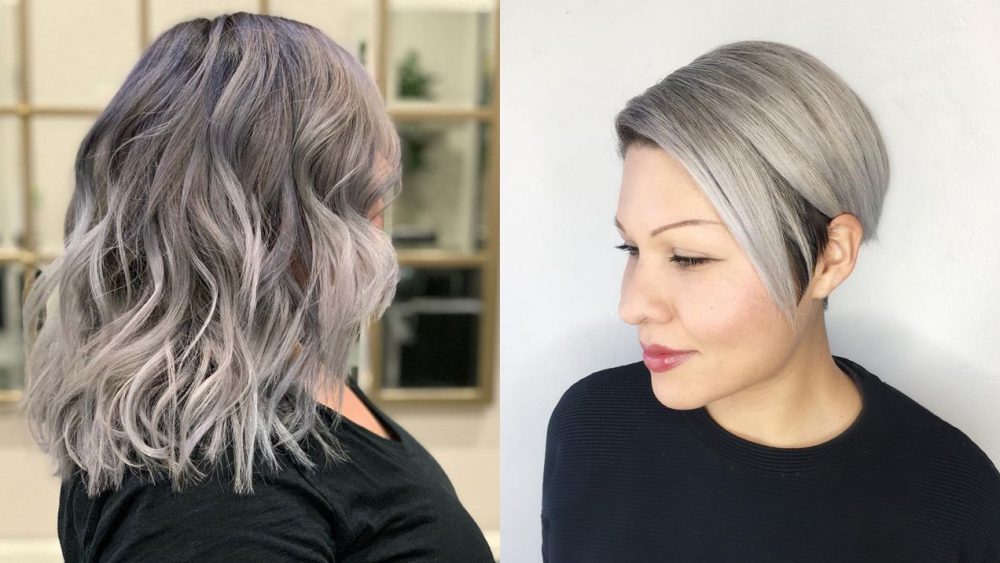 Silver Highlights Hairstyles