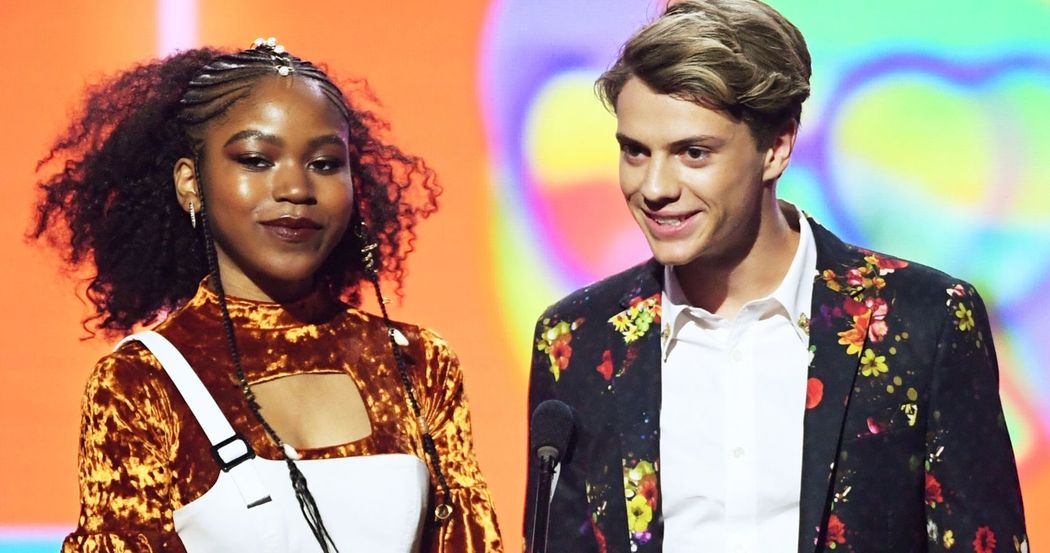 Riele Downs and Jace Norman