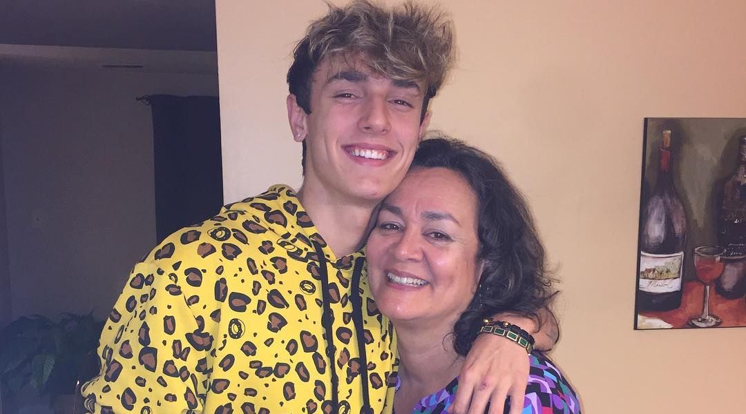 Bryce Hall and his mom Lisa